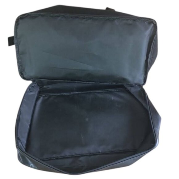 BEIS The Weekender Bag Classic Travel Carry On Poly Canvas Tote 49L Black - Picture 9 of 15